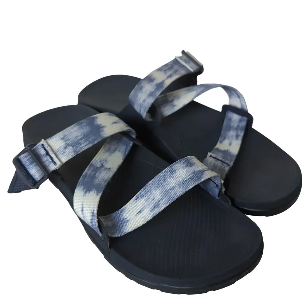 Chaco‎ Lowdown Slides Sandals Men's 11 44 Faded Blue Strappy Shoes Summer Beach